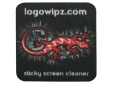 Sticky Screen Cleaner 2,8 x 2,8 cm auf Flyer