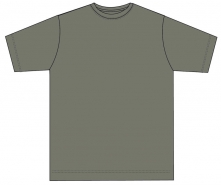 Shirt 180 runder Ausschnitt JERZEES COLOURS- OLIVE