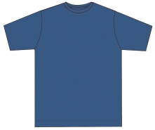 Shirt 180 runder Ausschnitt JERZEES COLOURS- BRIGHT ROYAL