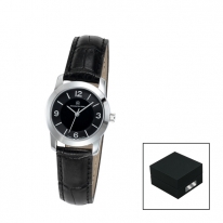 Armbanduhr "Eleganz Damen schwarz"