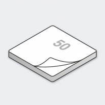 Papier-Mouse-Pad zu 50 Blatt