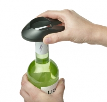 Elektrischer Wein-Flaschenöffner 'Reserva' aus Kunststoff