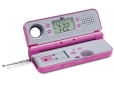 Radiowecker mit Licht REFLECTS-CRETE MAGENTA