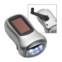 LED Solartaschenlampe mit Dynamoantrieb REFLECTS-BREA