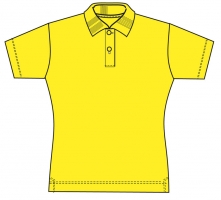 Damenpoloshirt JERZEES COLOURS- YELLOW