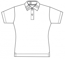 Damenpoloshirt JERZEES COLOURS- WHITE