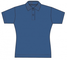 Robustes Poloshirt Damen JERZEES COLOURS- BRIGHT ROYAL