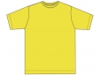 Shirt 180 runder Ausschnitt JERZEES COLOURS- YELLOW