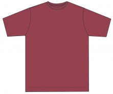 Shirt 180 runder Ausschnitt JERZEES COLOURS-CLASSIC RED