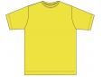 Kinder Shirt mit rundem Ausschnitt JERZEES COLOURS- YELLOW