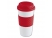 Kaffeebecher rot <br />doppelwandig