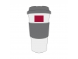 Kaffeebecher schwarz <br />doppelwandig