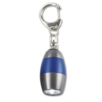BOBBY - 3 LED Metall-Leuchte<br />mit Schlüsselring blau