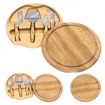 Gourmet Käsemesser Set mit Holzbrett "Peco"