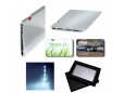 LED Leuchte "Lumo Card silber/rot"