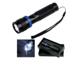 3 Watt LED Leuchte "Security schwarz/blau"