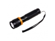 3 Watt LED Leuchte "Security schwarz/orange"