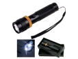 3 Watt LED Leuchte "Security schwarz/orange"