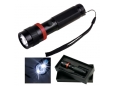 3 Watt LED Leuchte "Security schwarz/rot"