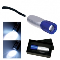3 Watt LED Leuchte "Streamer silber/blau"