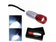 3 Watt LED Leuchte "Streamer silber/rot"