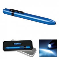 Aluminium Leuchte "Astro Beam blau"