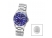 Armbanduhr "Atlas Metall blau"
