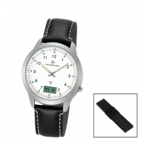 Funk-Armbanduhr "Carus 2 weiss"