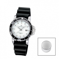 Armbanduhr "Neptun 200 Meter weiss"