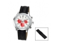 Chronograph "Mira Chrono silber/rot"
