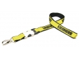Lanyard mit bedrucktem Satinband, 1-fbg.
