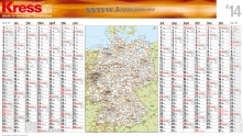 Posterkalender Deutschland 1-farbig