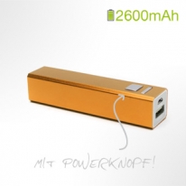 Square Power Bank 2.600 mAh