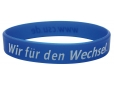 Silikonarmband mit Logodruck