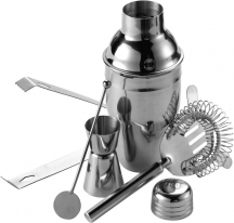 Cocktailshaker-Set aus Edelstahl