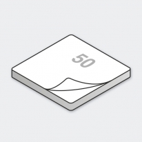 Papier-Mouse-Pad zu 50 Blatt