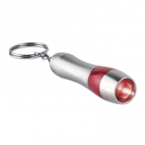 BOWLER - Kegel-LED-Leuchte mit Keyring rot