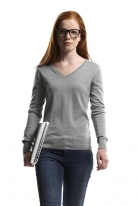 Damen Tie Breaker V-Ausschnitt Pullover