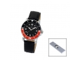 Armbanduhr "Spectra schwarz/rot"