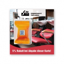 Premium-Card mit Schokoform