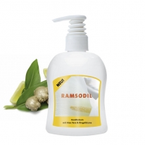 300 ml PET Spender transp. - Handbalsam "Ingwer - Limette" - Body Label (VS & RS) (VS & RS)