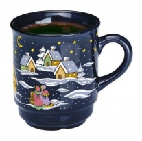 Glühweinbecher Birgit blau