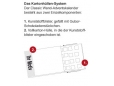 Classic Wand-Adventskalender, Standardmotive, 1-farbig bedruckt
