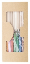 Buntstifte und Wachsmalstifte-Set