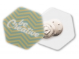 Anstecker mit Magnetbefestigung