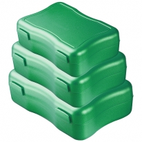 Brotzeitdosen "Wave", 3er Set