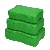 Brotzeitdosen "Wave", 3er Set