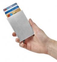 Kartenhalter 'Stock' mit RFID-Schutz aus Aluminium