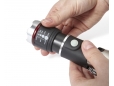 Multifunktionstaschenlampe 'Emergency' aus ABS-Kunststoff/Edelstahl/Silikon