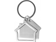Schlüsselanhänger 'Home' aus Zink-Aluminium in Hausform